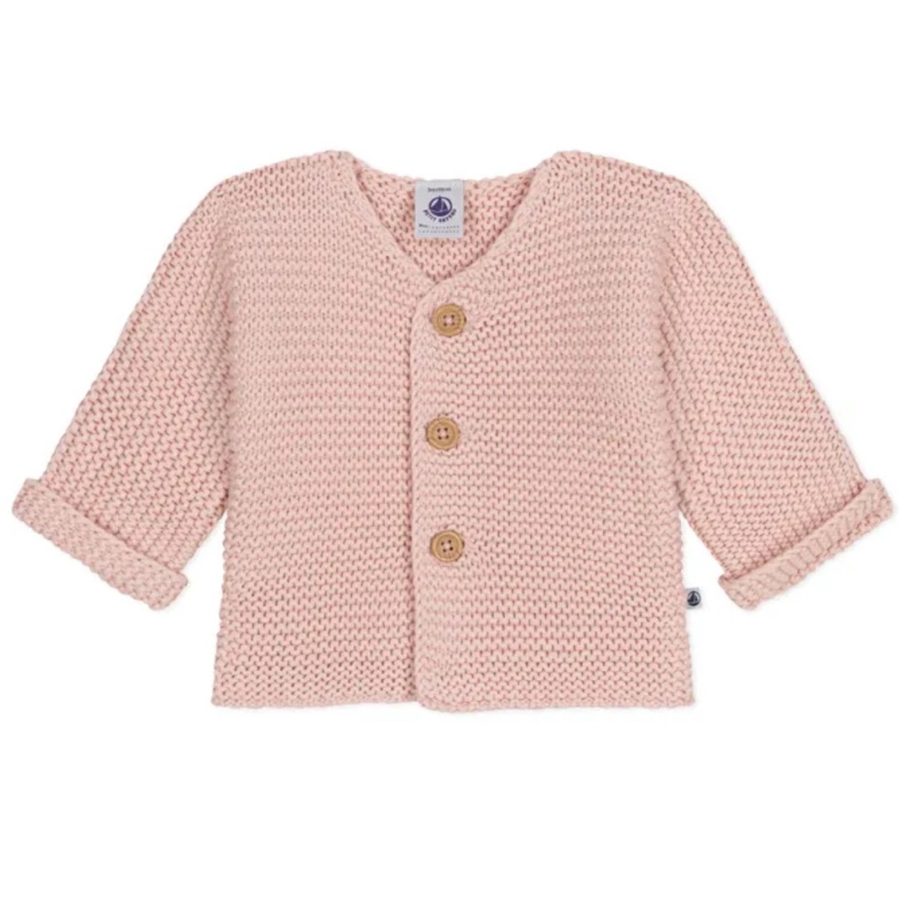 Petit Bateau Pink Knit Sweater